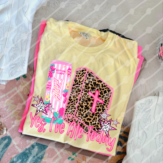 Ate today cotton candy and Bible Digital download