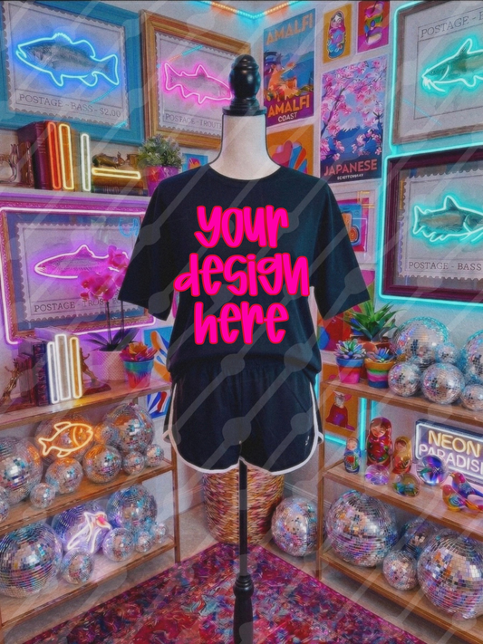 Black shirt mockup 1