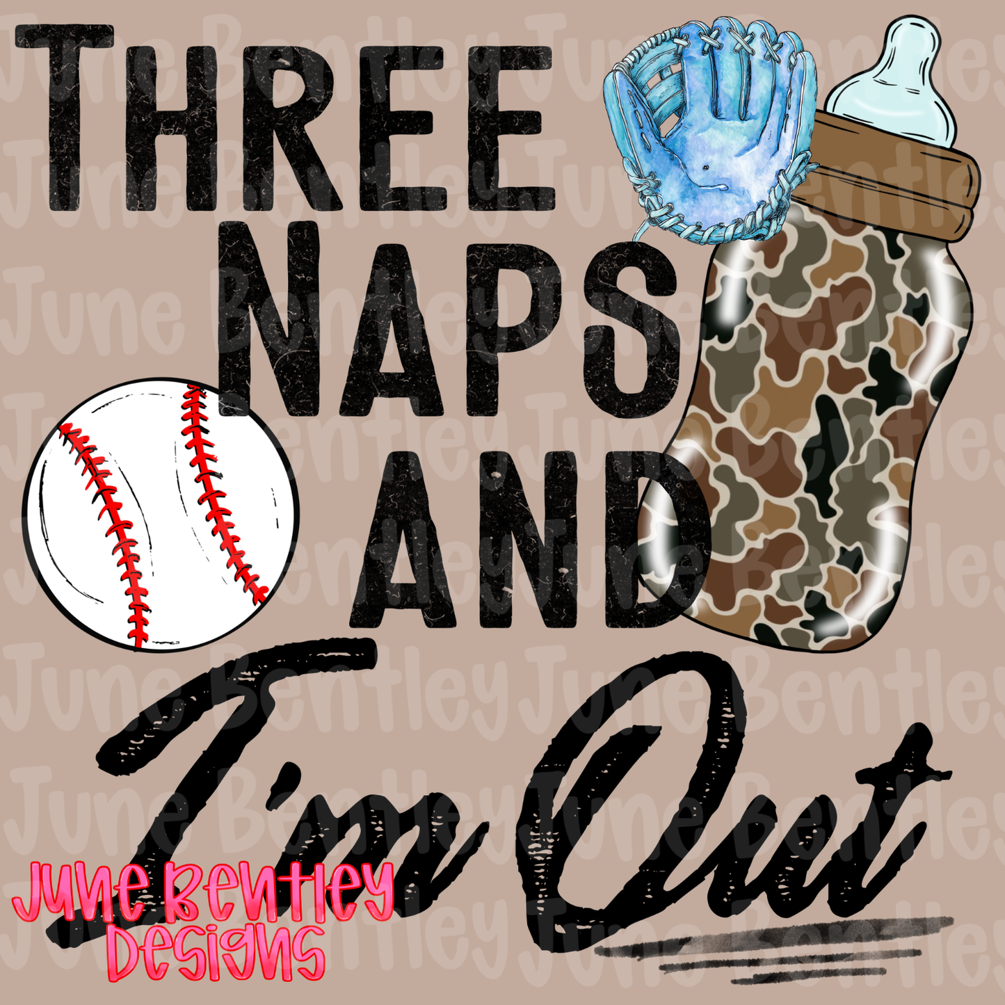 Three naps camo Boy digital download