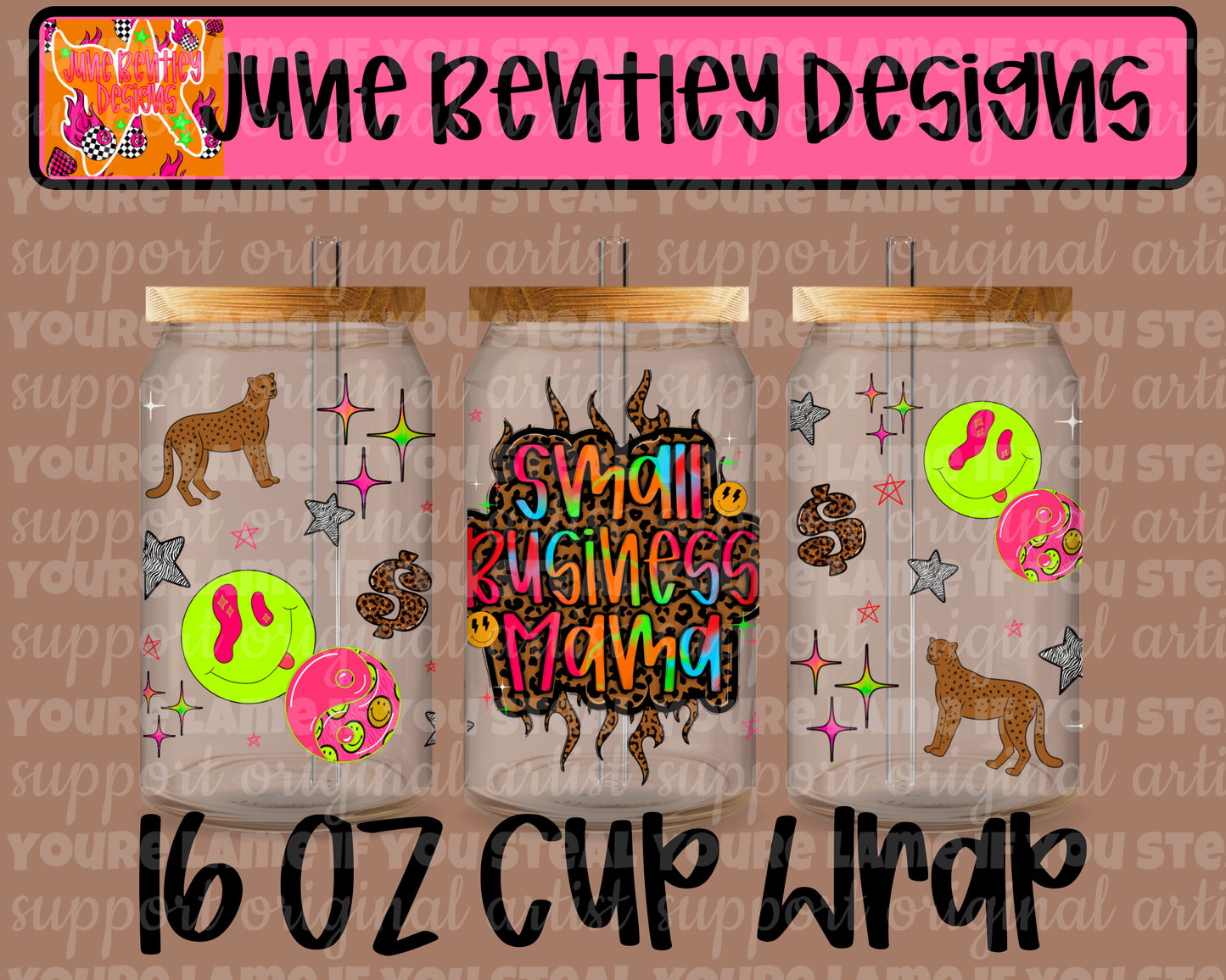 Small business mama cup wrap digital download