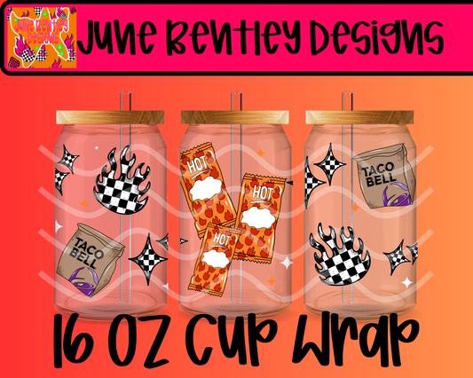 Taco Bell Cup Wrap Digital Download