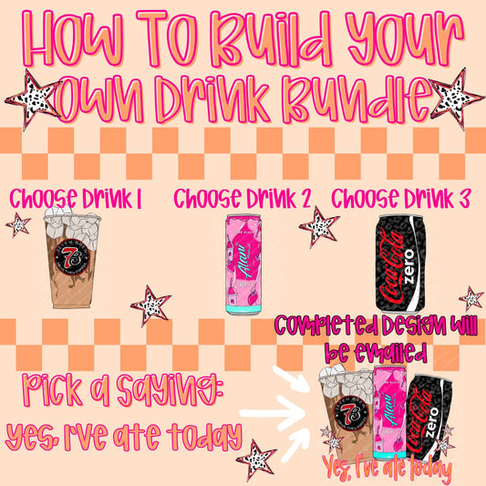 Build Your Own Custom Drink Digital Download
