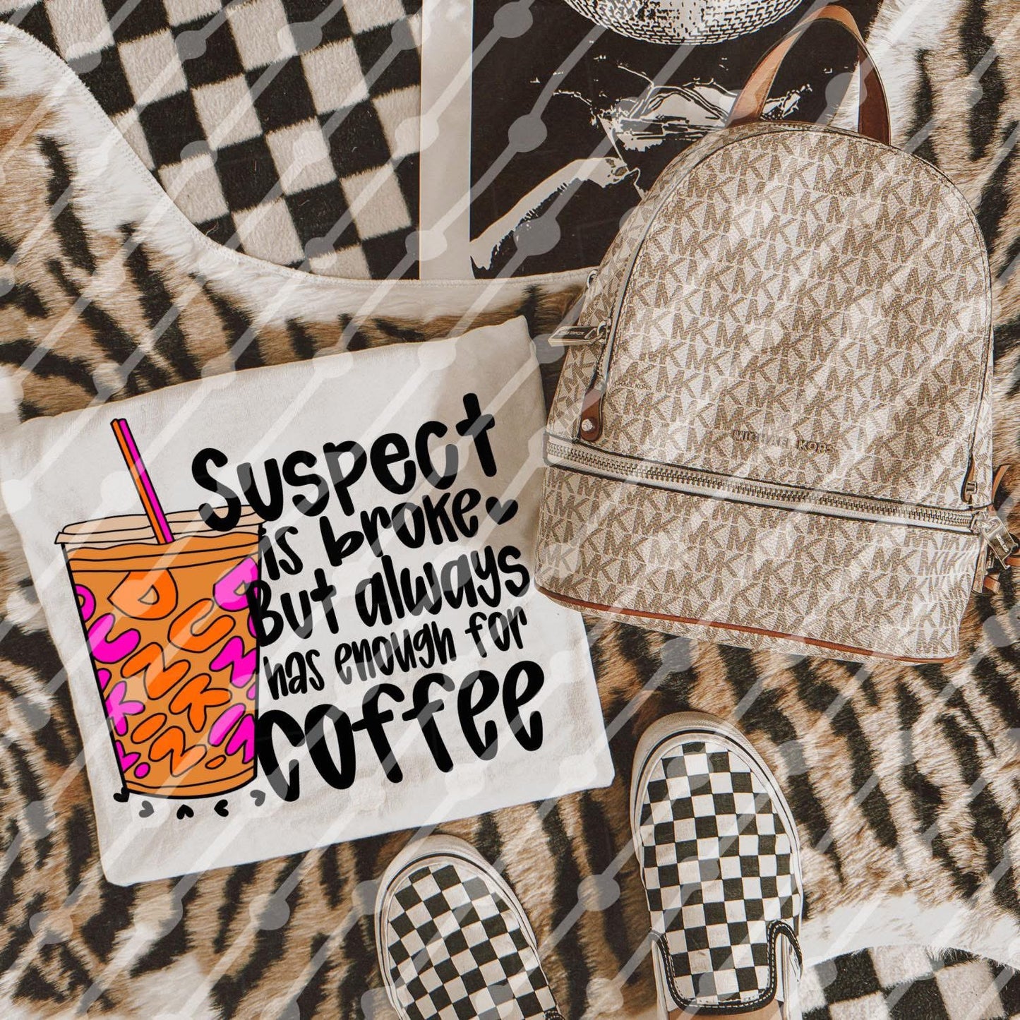 Suspect Is Broke But Always Has Enough For Coffee Dunk Digital Download