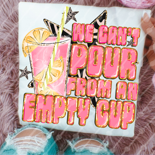 Lemonade empty cup digital download