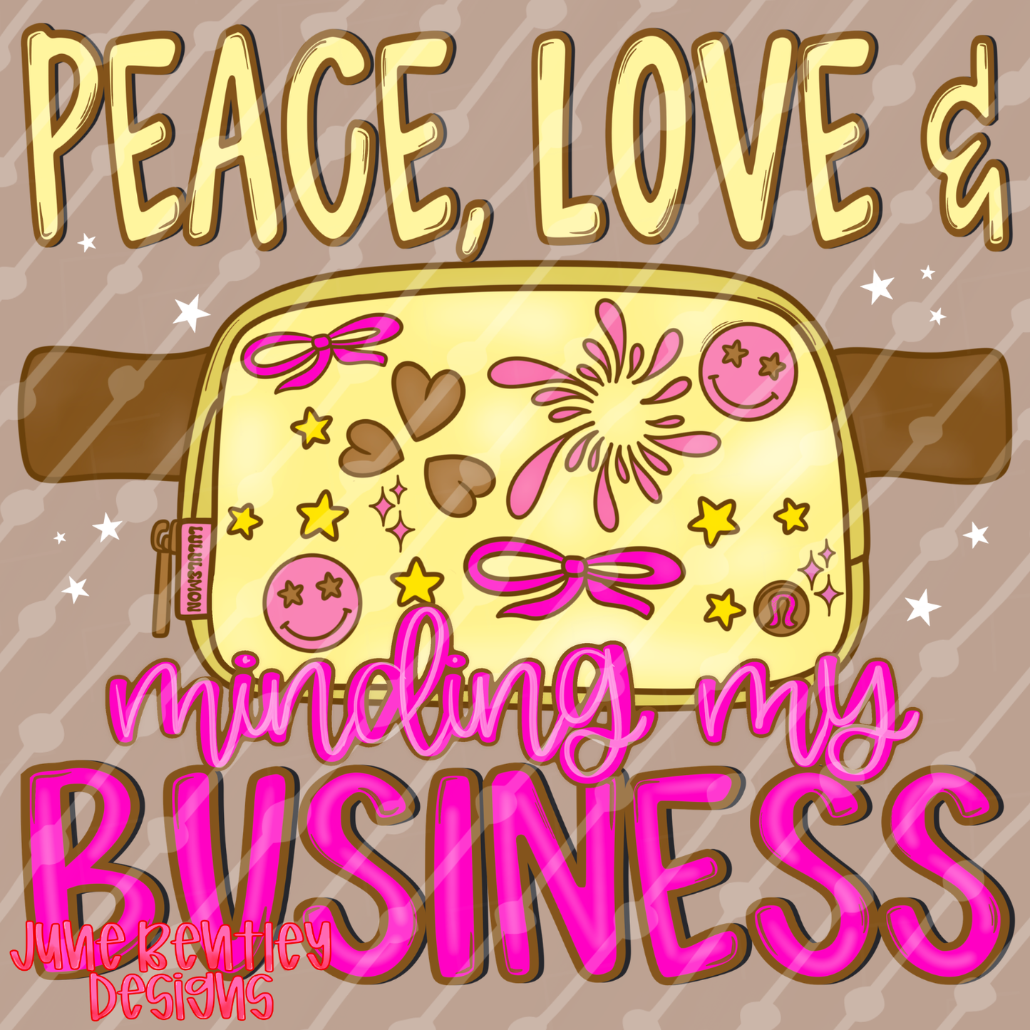 Peace love and minding my business digital download