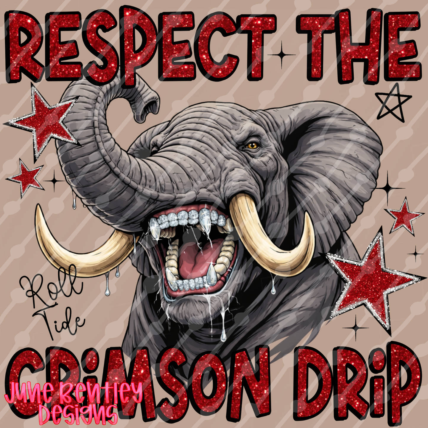 Respect the crimson drip digital download