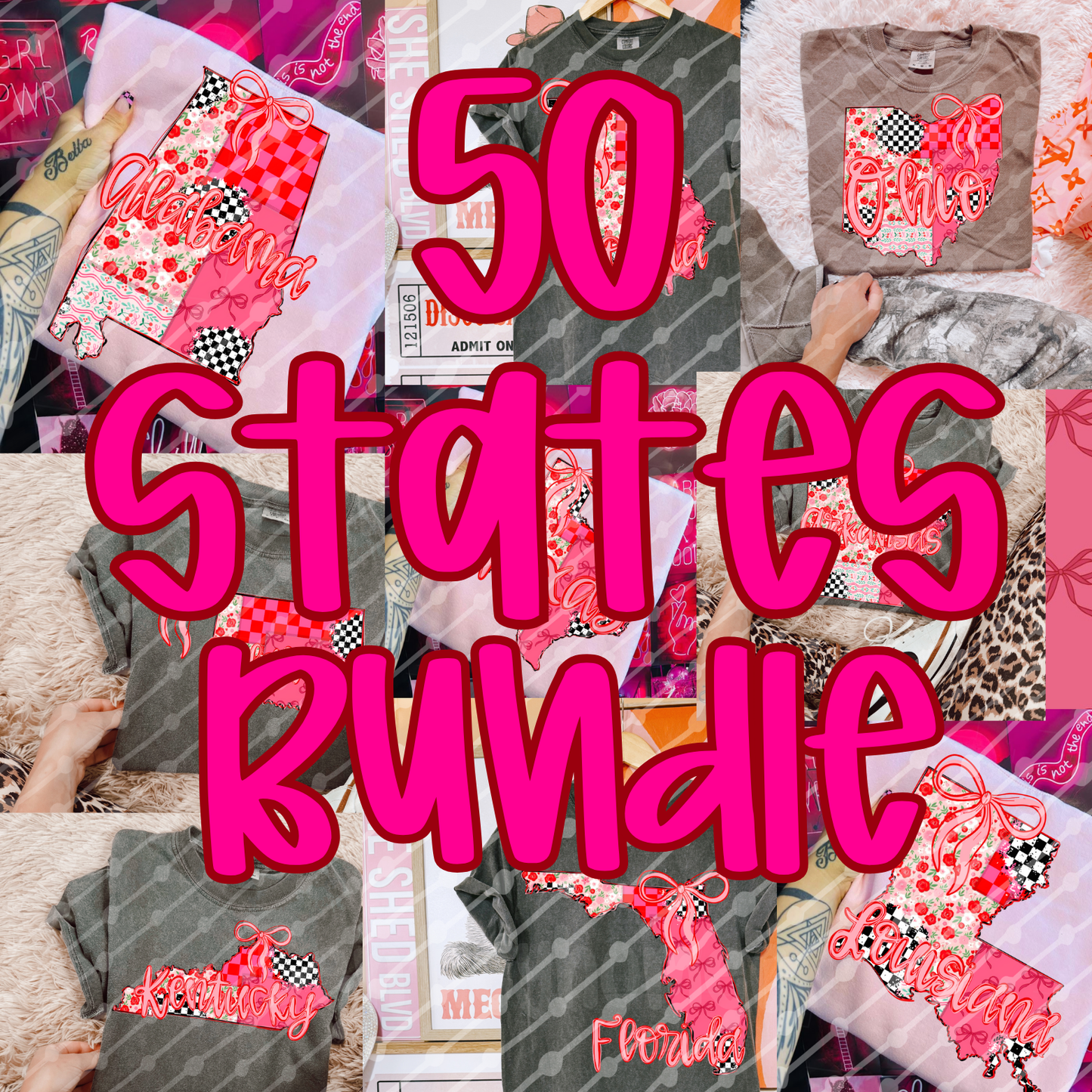 50 States Bundle Digital Downloads