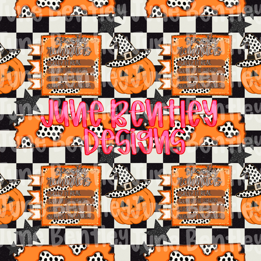 Spooky reminders seamless digital download