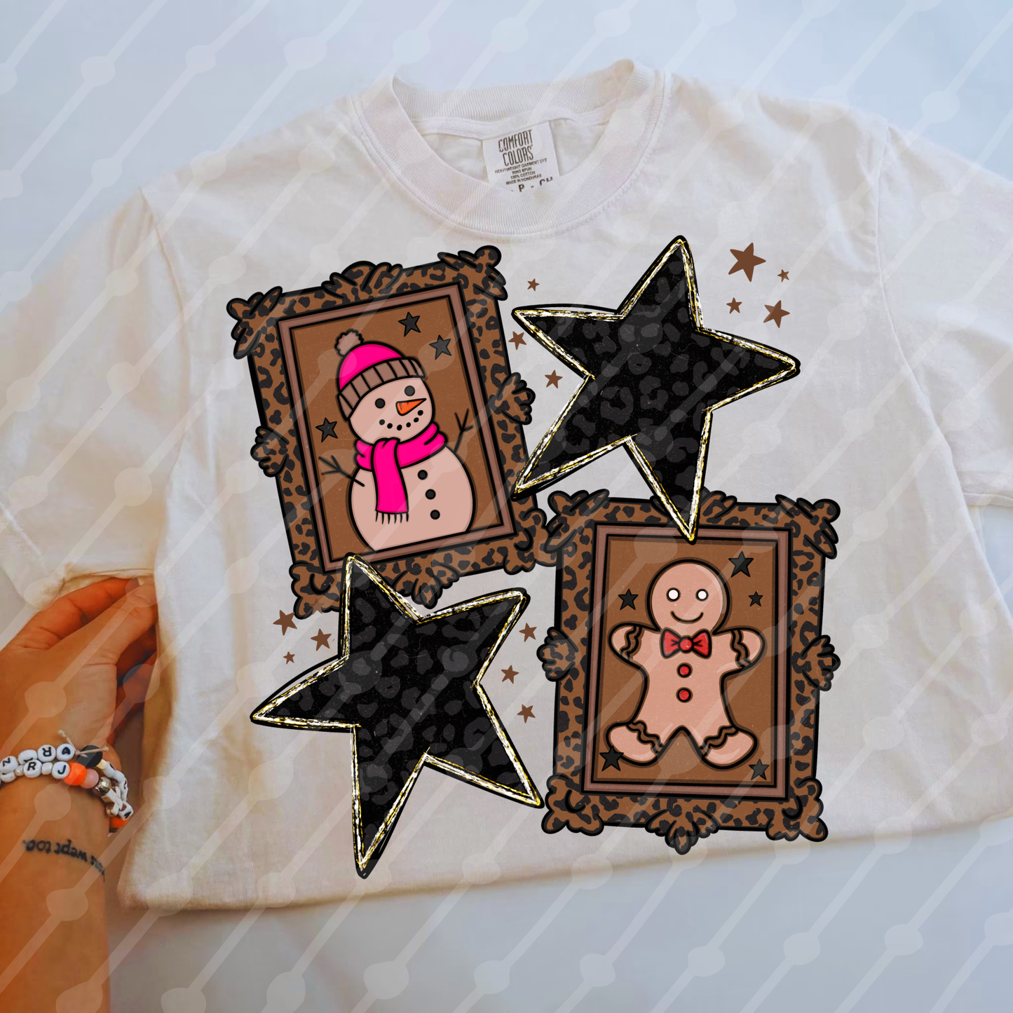 Leopard Christmas digital download