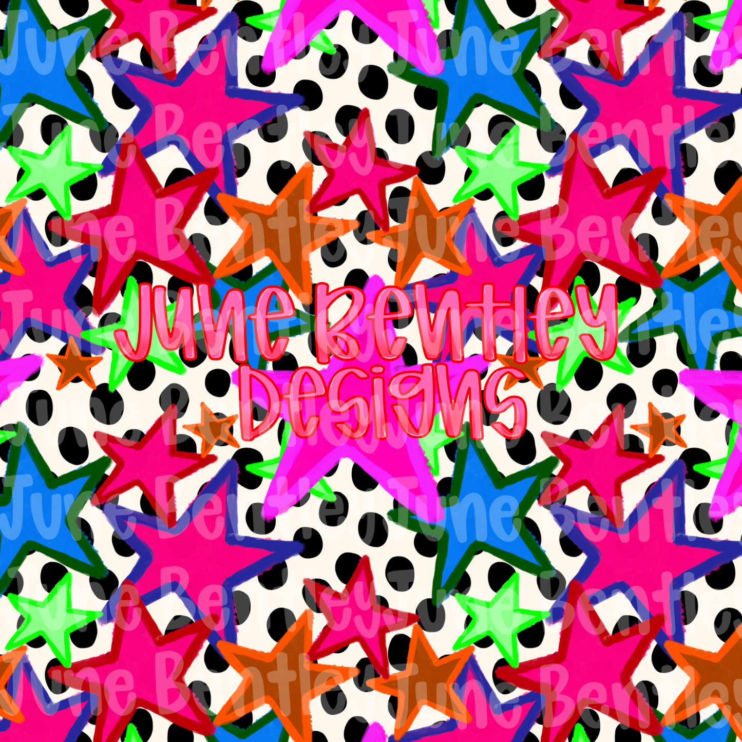 JBD star Dalmatian seamless file