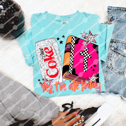 Bible And Diet Coke Yes I’ve Ate Today Digital Download