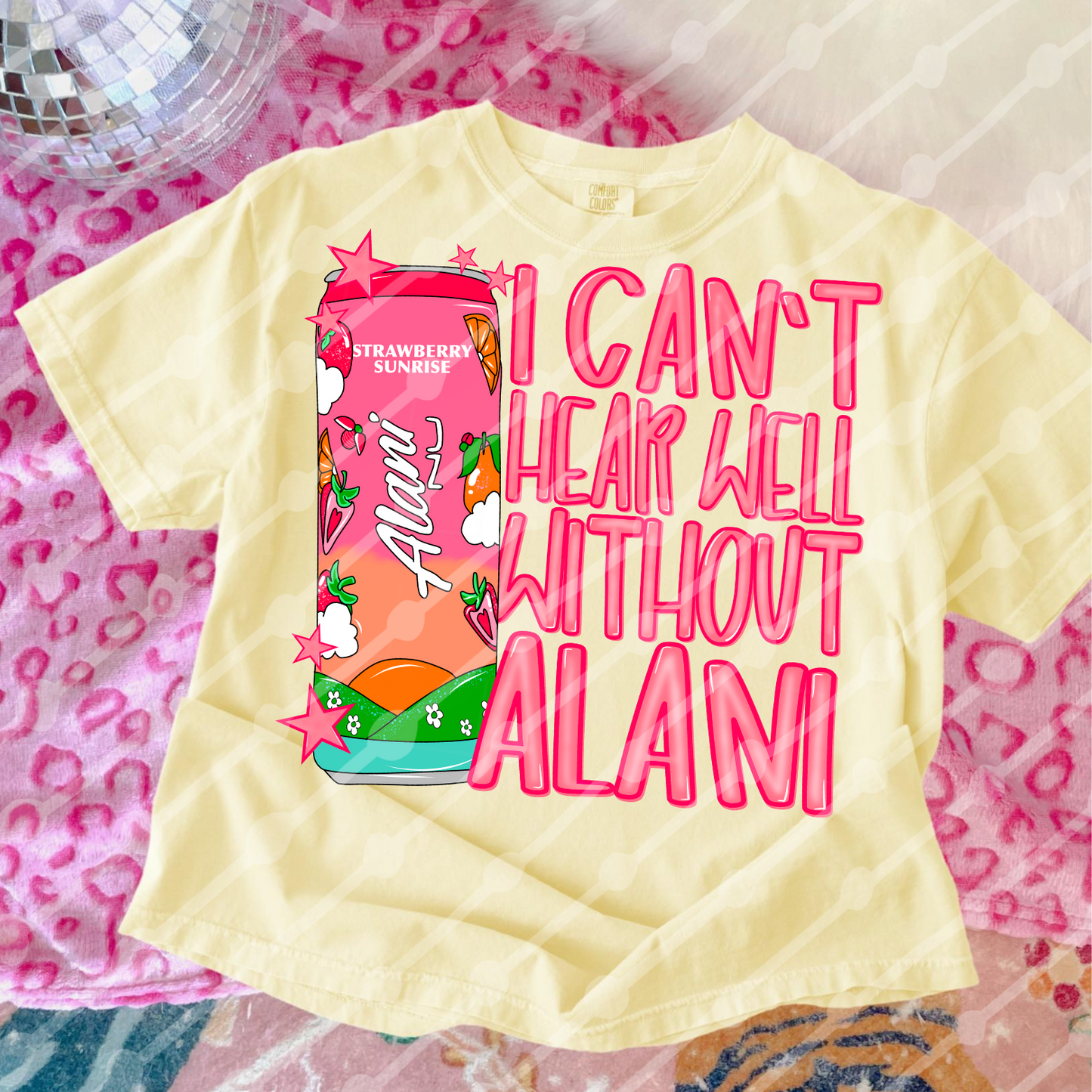 I can’t hear without Alani strawberry sunrise digital download