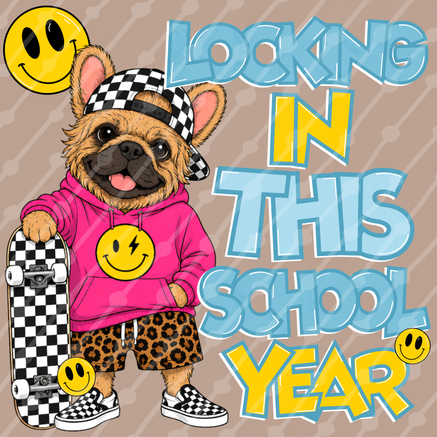 Locking in this school year blue digital download
