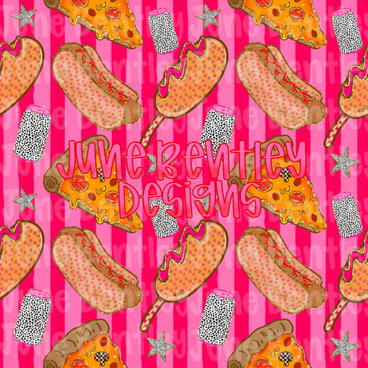 Stripe foodie seamless file