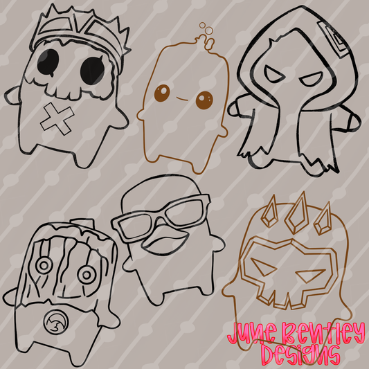 Sprite outline 1 digital download