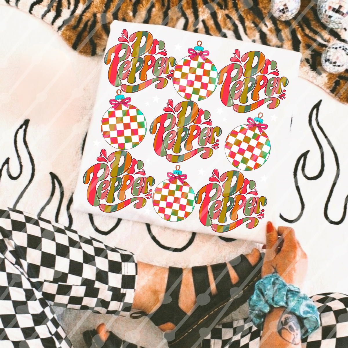 Dr Pepper and ornaments digital download