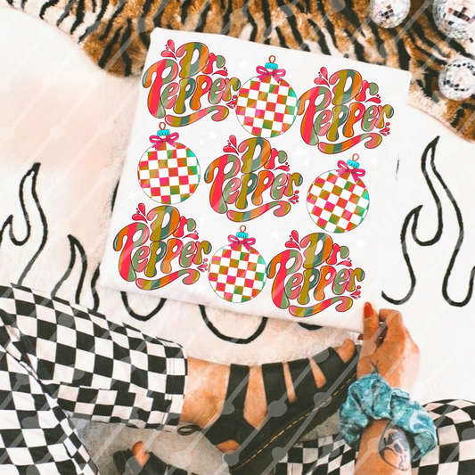 Dr Pepper and ornaments digital download