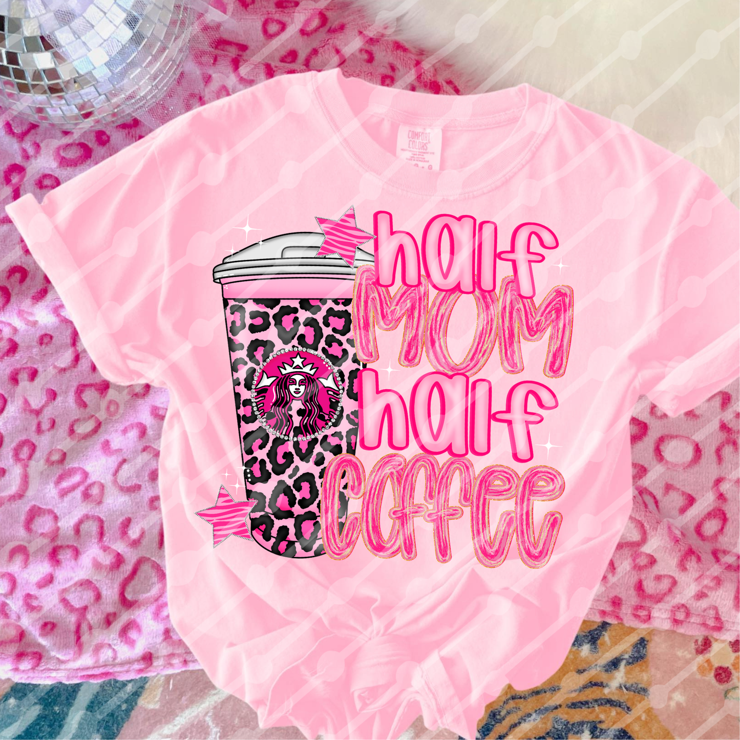 Half mom half coffee Starb digital download