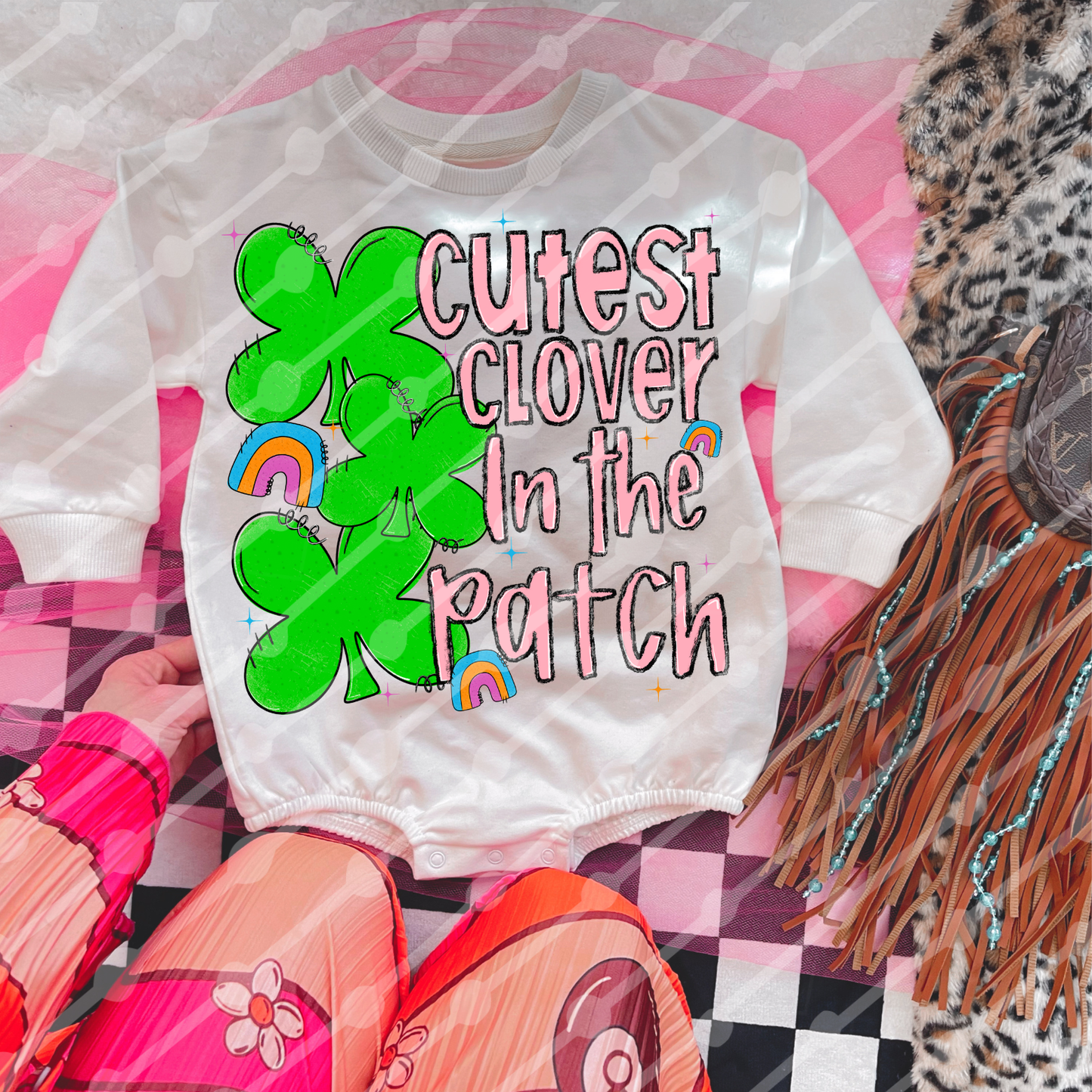 Cutest clover in the patch digital download