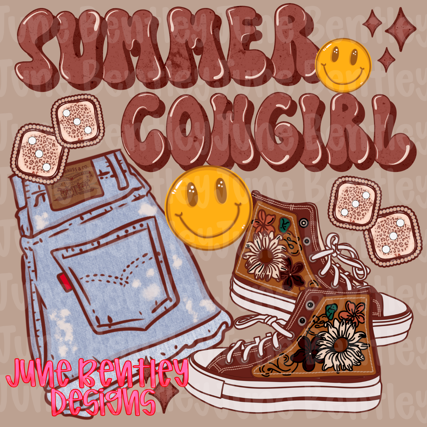 Summer Cowgirl digital download