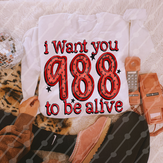 I want you to be alive 988 digital download