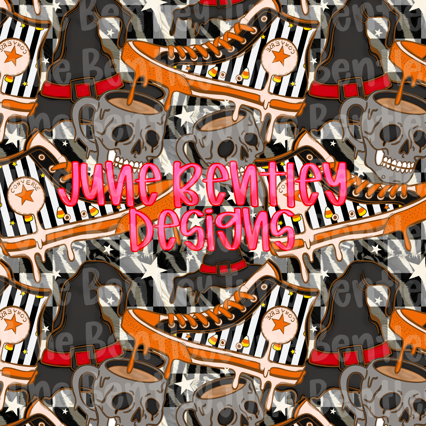 Halloween5 seamless file digital download