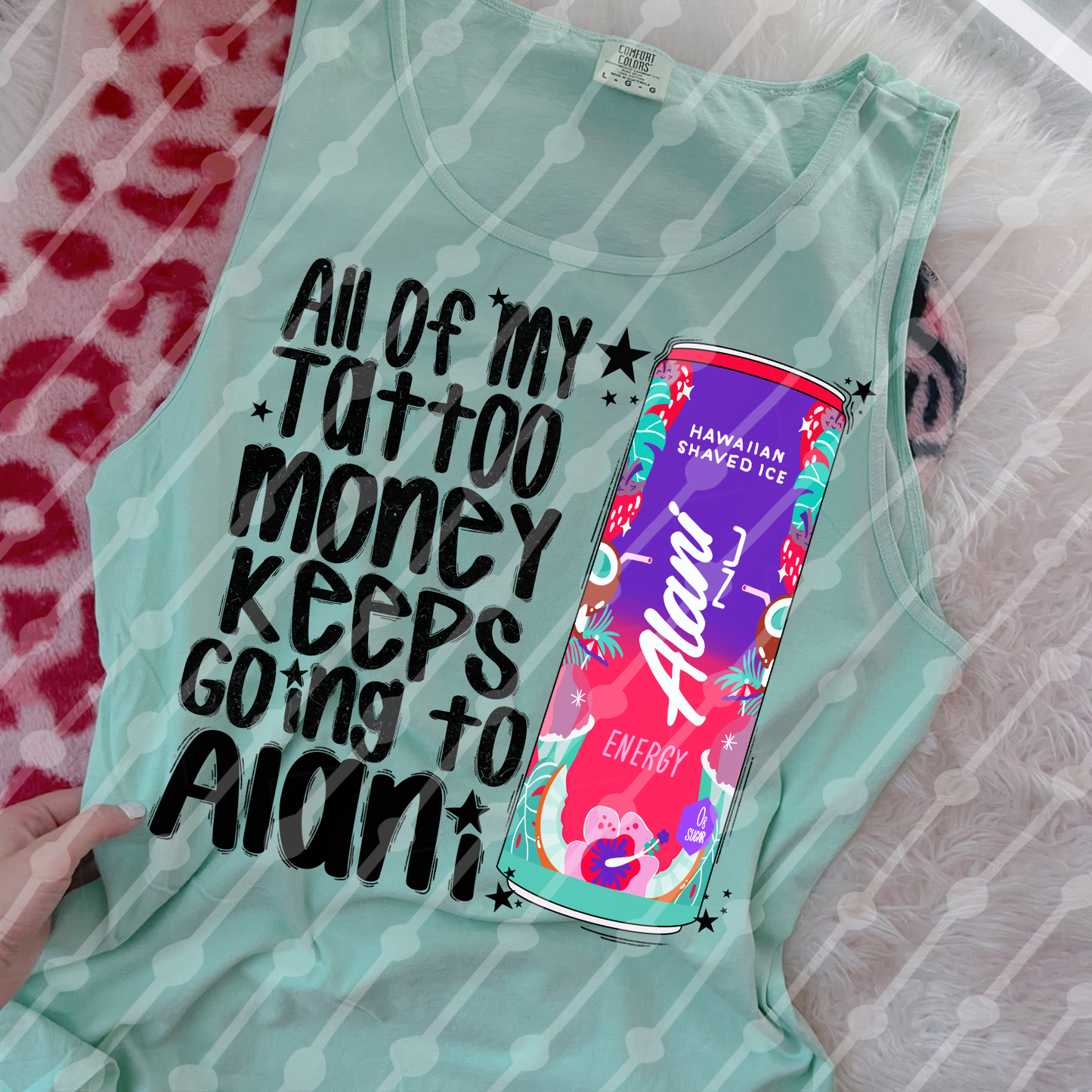 All of my tattoo money keeps going to Alani Hawaiian shaved iced digital download