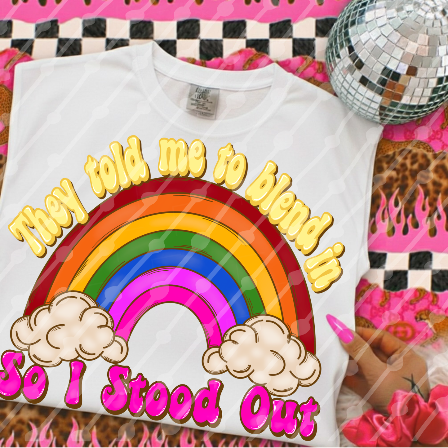 They told me to blend in so I stood it digital download