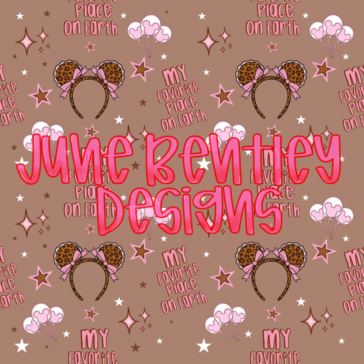 Fav place on earth 2 seamless digital file