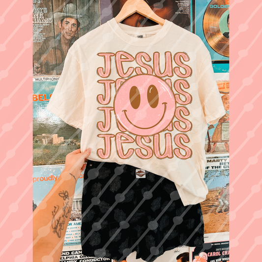 Jesus/ Smiley face digital download