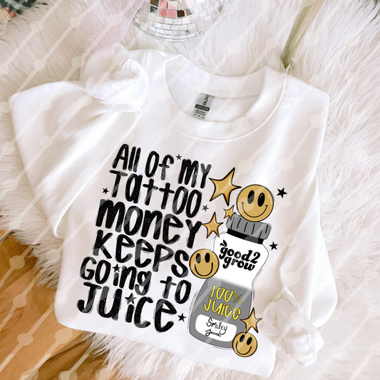 All of my money pink smiley digital download