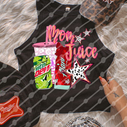 Mom Juice Loaded tea, Cherry slush and Mtn dew Digital download