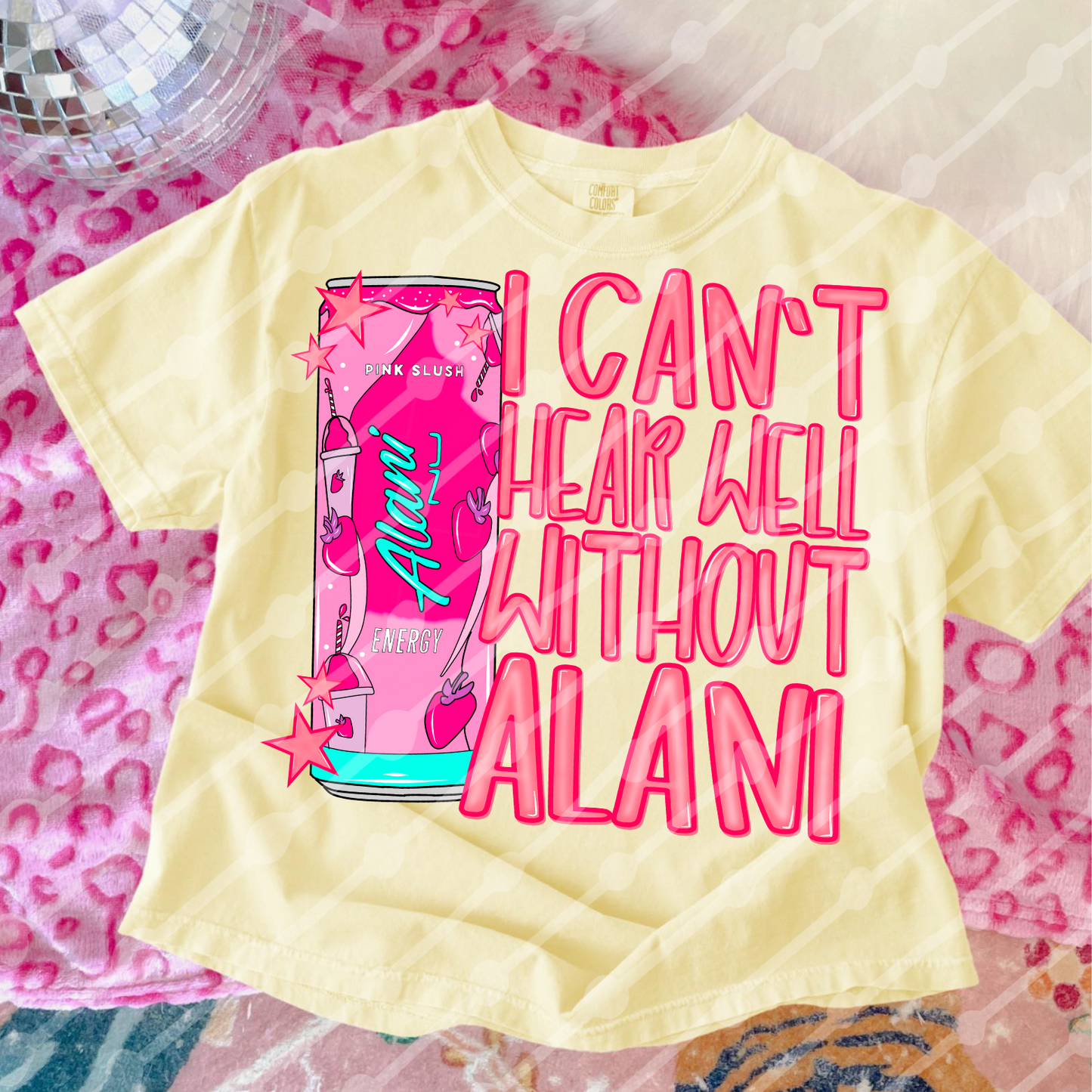 Can’t hear without my Alani pink slush digital download
