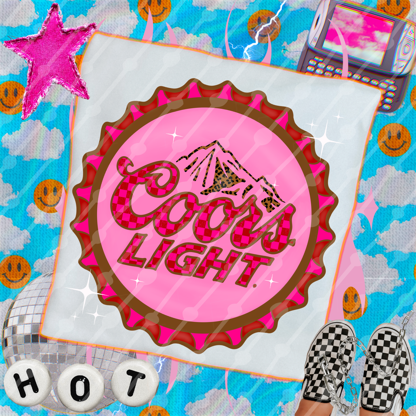 Pink c o o r s digital download