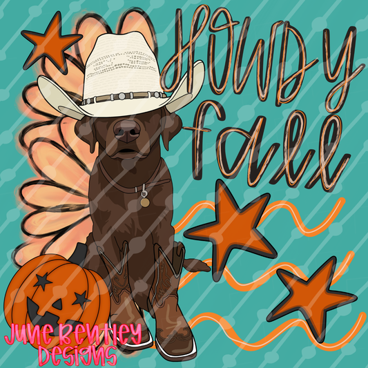 Howdy fall digital download
