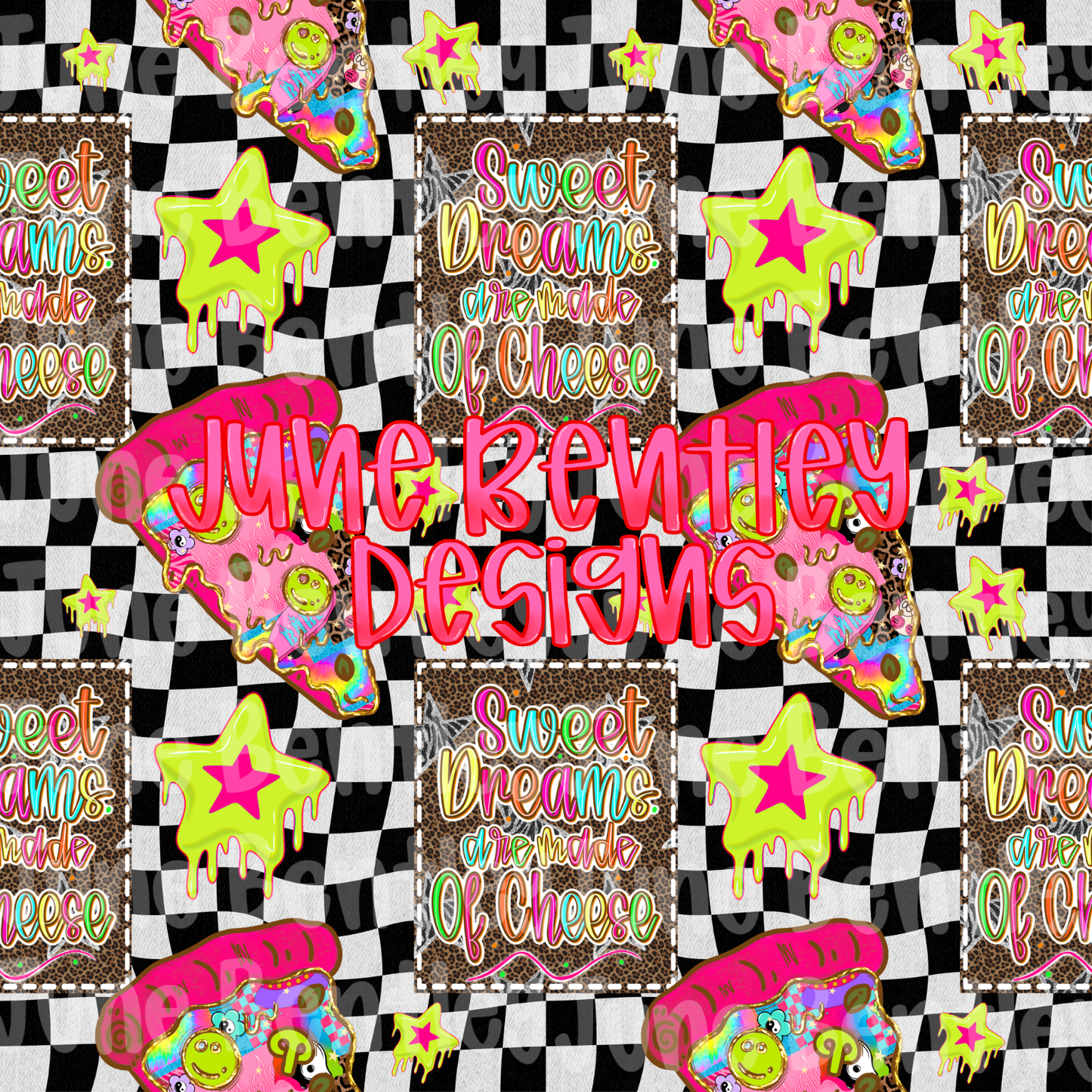Sweet dreams are made of cheese seamless file