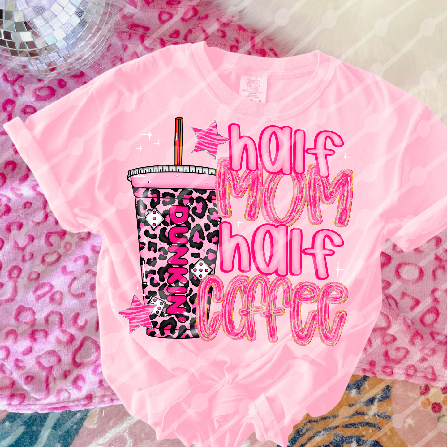 Half mom half coffee dunk digital download