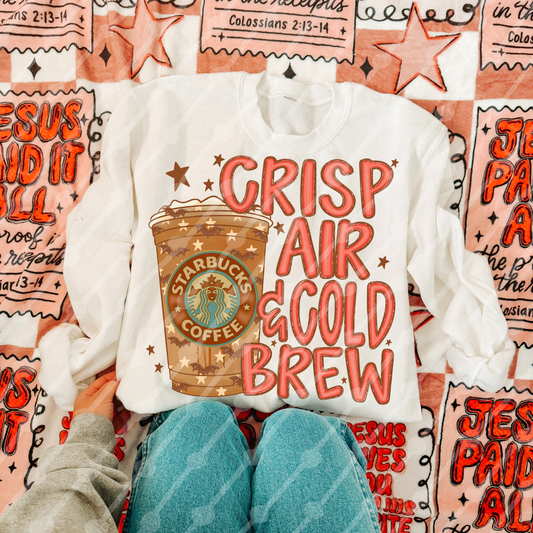 Crisp air and cold brew starbs 2 digital download