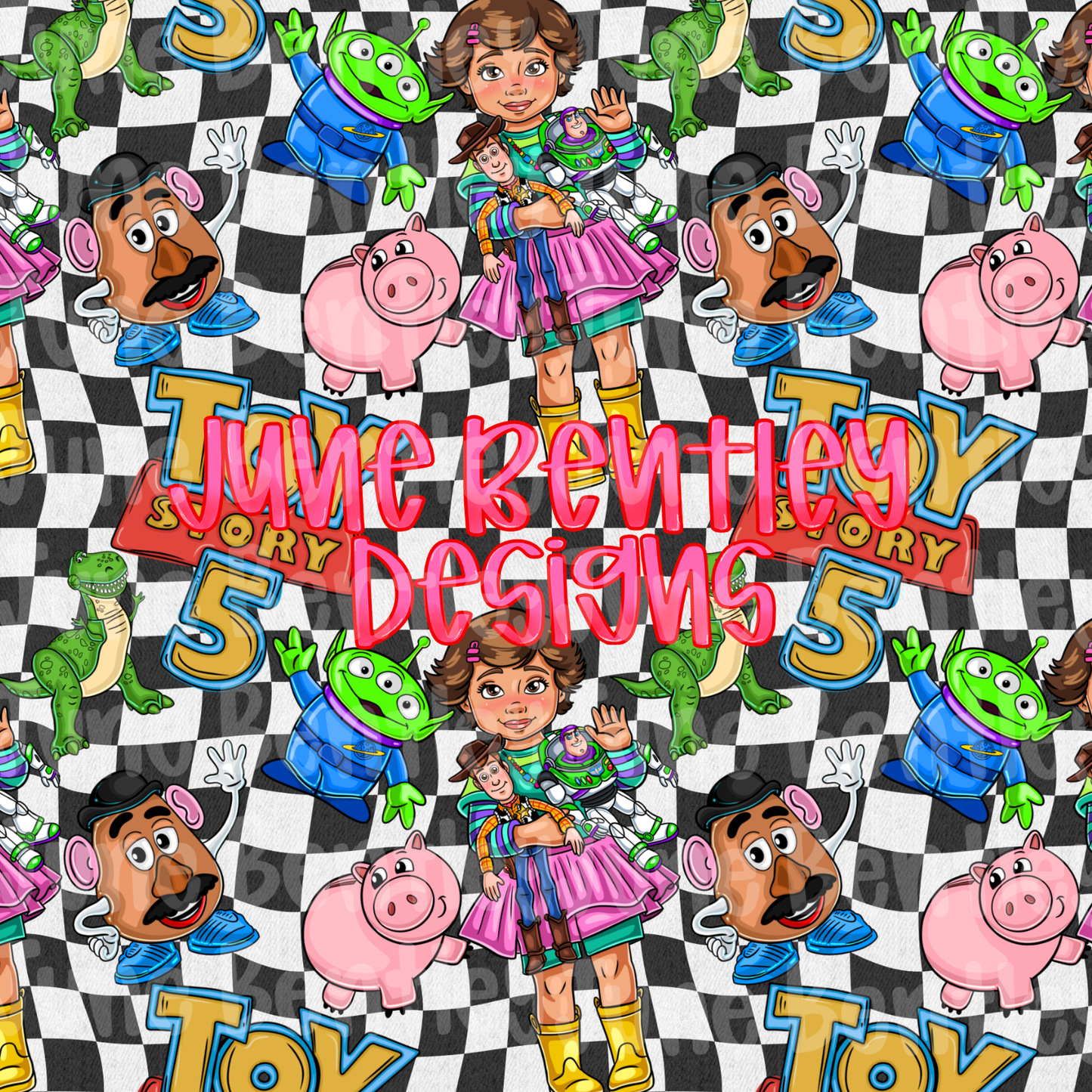 Checkered TS Seamless digital download