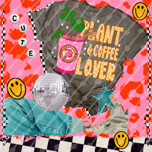 Plant and coffee lover digital download