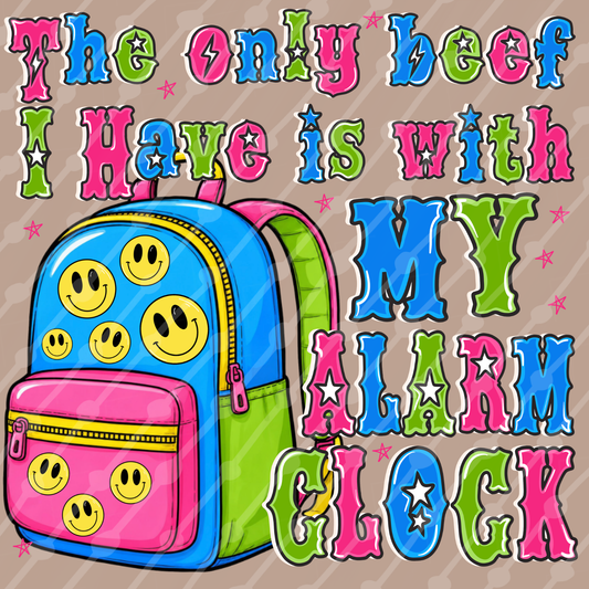 The only beef I have is with my alarm clock digital download