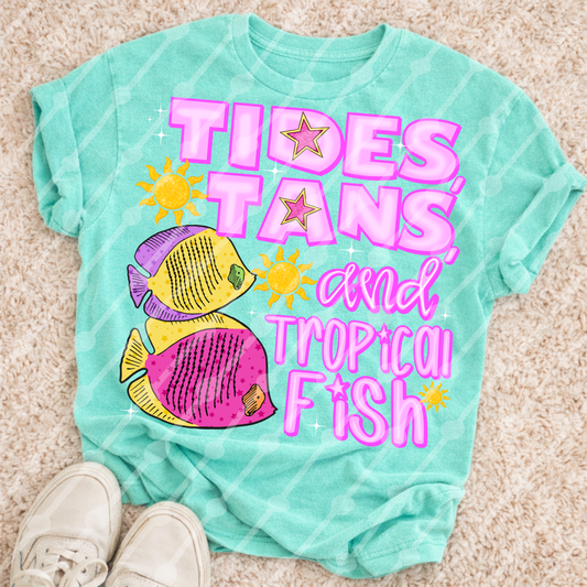 Tides, tans and tropical fish digital downloads