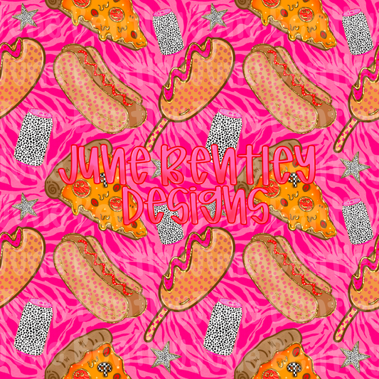 Zebra print foodie seamless file
