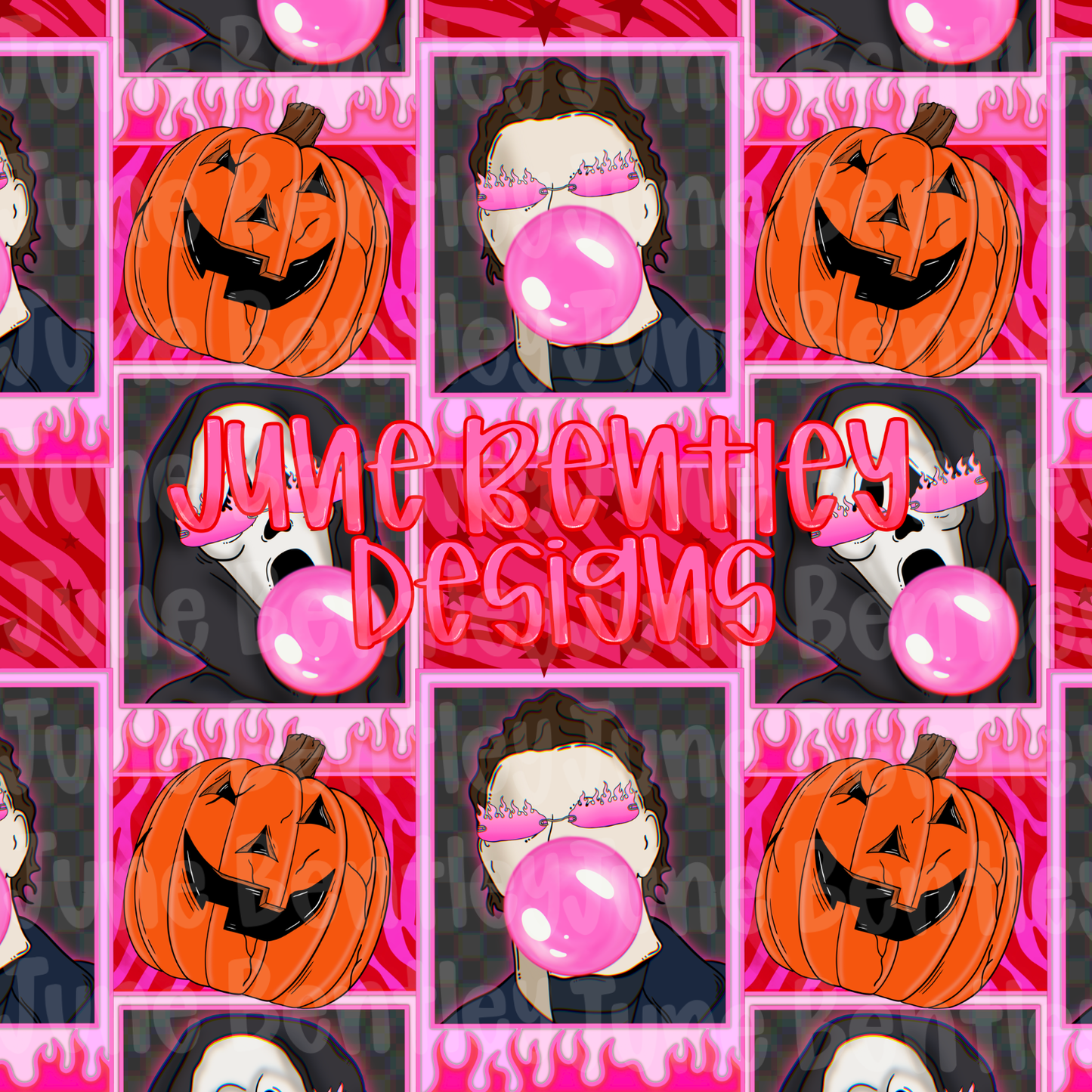 Boujee bubblegum seamless digital download