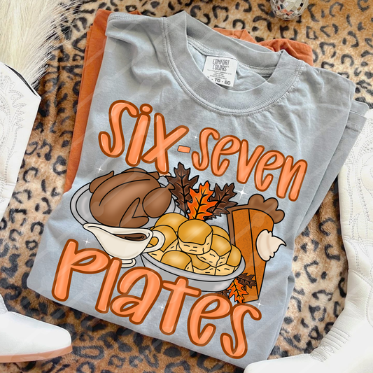 Six seven plates digital download