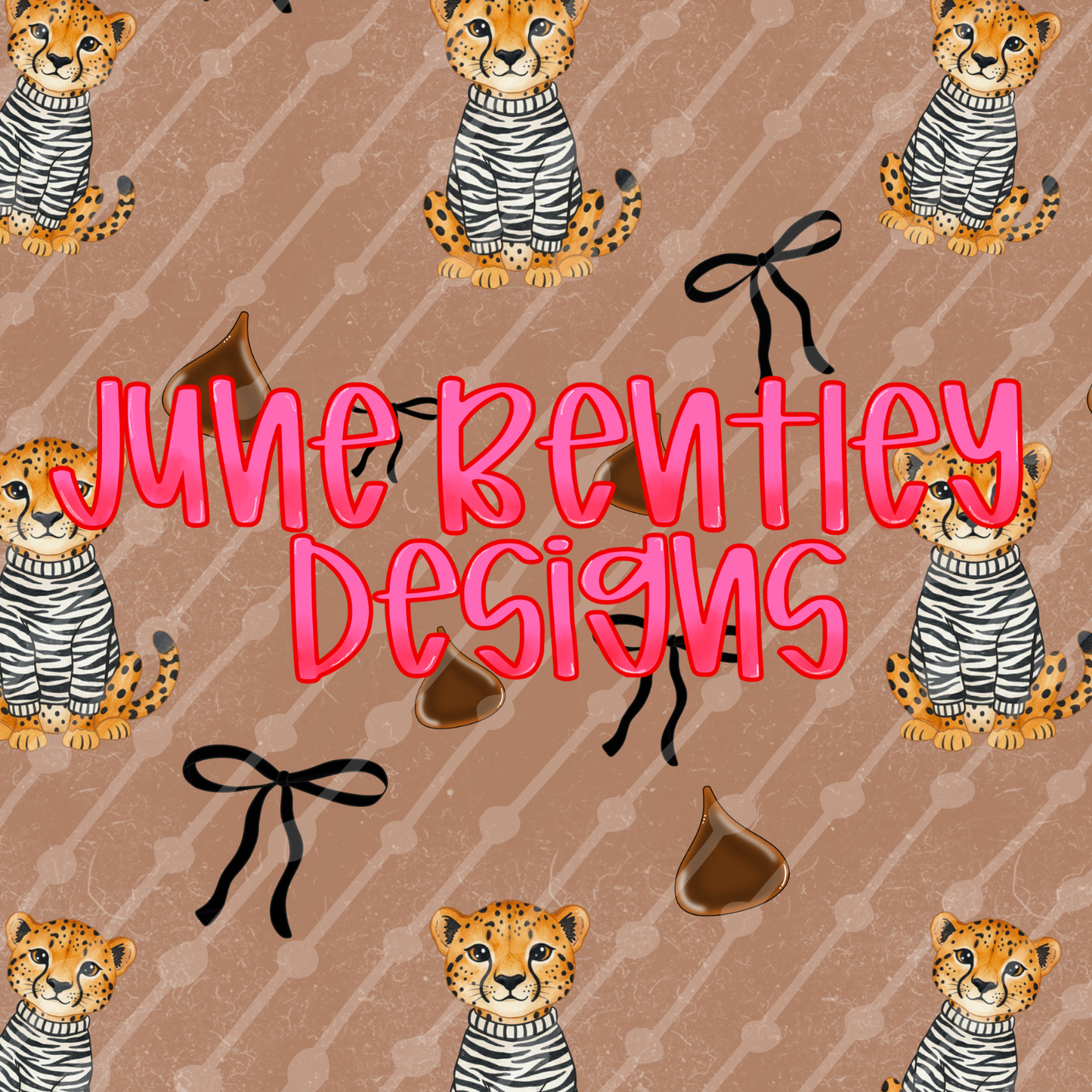 Boujee Bows seamless digital download