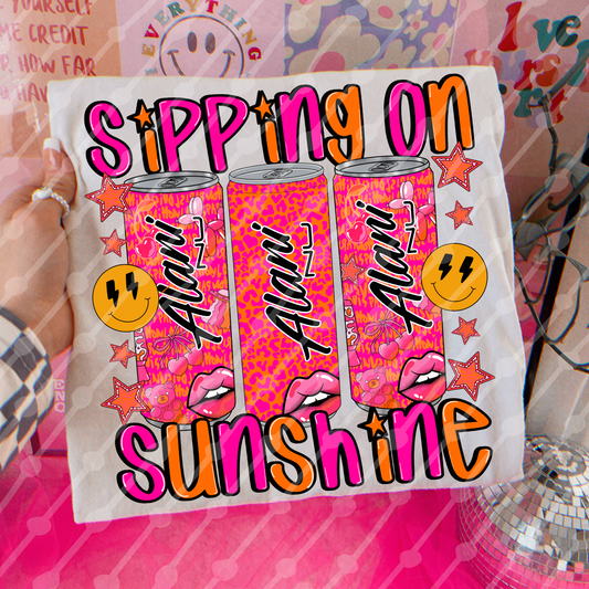 Sipping on sunshine Digital download