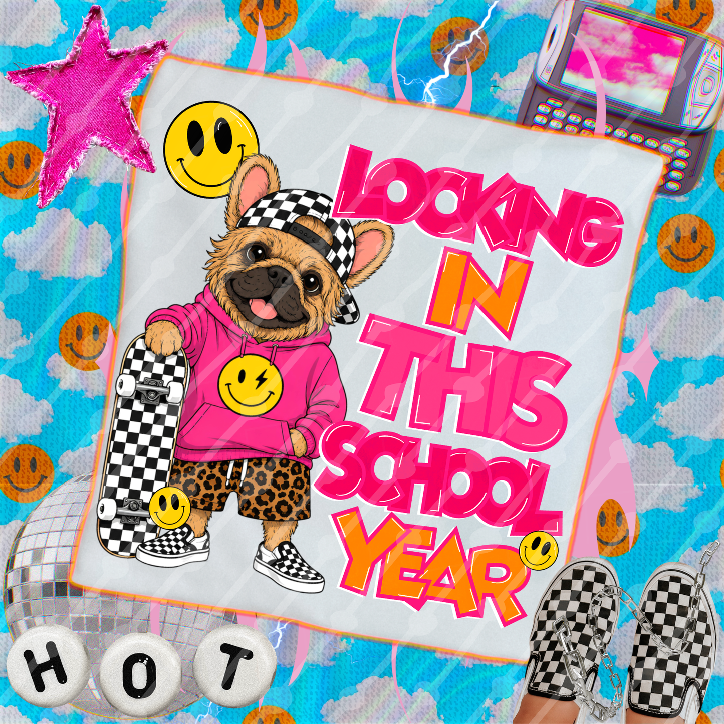 Locking in this school year pink digital download