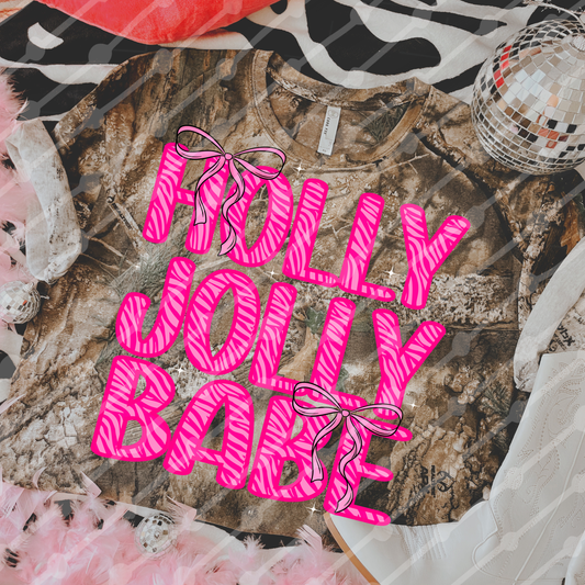 Holly jolly babe digital download