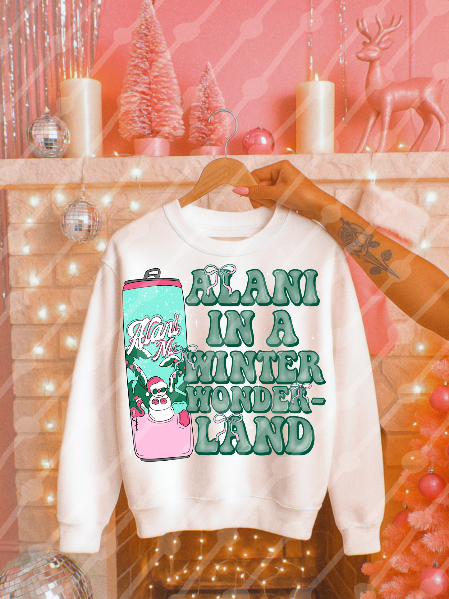 Alani in a winter wonderland digital design